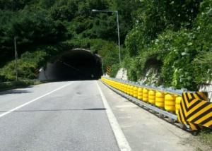 Wholesale Red Color Protective Safety Roller Barrier For Tunnel Entrance Tunnel Portal from china suppliers