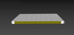 Wholesale Prefabricated Heat Insulated Rockwool Sandwich Panel 40mm Exterior Wall from china suppliers