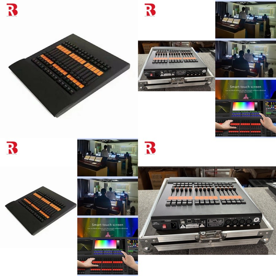 512 DMX Channels Stage DMX Controller System Console For RGB And RGBW Moving Head Lights