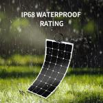 50W High Flexible Solar Powered Panel Half Cell System For Home