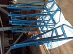 Hydraulic Wire Reel Stand Cable Manuacturing Equipment 5 - 10 Ton With Wheels