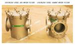 STRAIGHT-THROUGH STAINLESS STEEL SEA WATER FILTER FOR BILGE FIRE PUMP IMPORTED