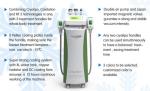 CE / FDA approved 5 treatment handles 10.4 inch screen cool tech fat freezing