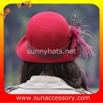 2960405 Sun Accessory customized winner trendy fashion wool felt clothe hats