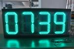 12 Inches Outdoor LED Time and Temperature Display Panel for in Outdoor Settings