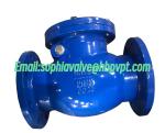 DIN PN16 metal seal flanged swing check valve
