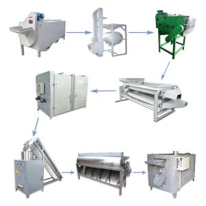 Wholesale Roasting Dryer Nuts Processing Machine Peeling Cashew Grading Machine from china suppliers