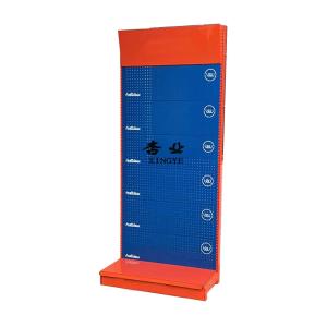 Wholesale Single Side Store Display supermarket gondola wall-to-wall shelves from china suppliers