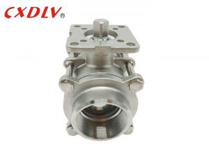Wholesale Stainless Steel 3pc Female Threaded Ball Valve SS304 SS316 Normal Pressure from china suppliers