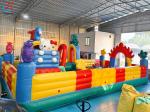 Inflatable Bouncy House Colourful Obstacle Course Inflatable Fun City Playground