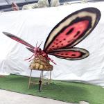 Outdoor Realistic Animatronic Insect Customized For Home Decoration