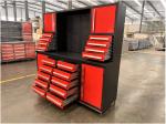 Cold Rolled Steel Heavy Duty Red Color Stainless Steel Garage Workbench with KEY