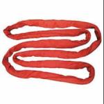 OEM Heavy Duty Polyester Endless Round Sling Red Vertical 7 tons