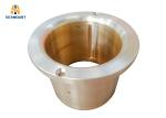 CNC Machining Flanged Bronze Bushings Various Sizes Corrosion Resistant