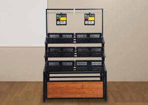 Wholesale Plastic Spraying Vegetable Display Rack Multifunctional For Supermarket from china suppliers