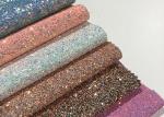 Fireproof 54/55' 3D Holographic Glitter Leather Fabric