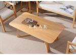 Coffee Table Square Wooden Chrome China Supplier Italian Design