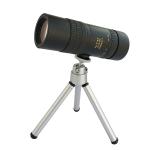7-17X30 Zoom Monocular Telescope OEM Black Telescope With Smartphone Adapter /