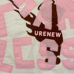 Men's Oversized Tshirt Tee with Distressed Embroidery Patch Hip Hop Style Acid