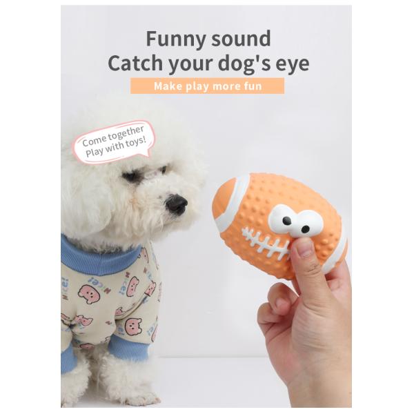 Customized Dog Chewing Toy Interactive Ball Dog Toys Eco Friendly
