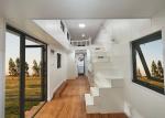 Metal Roof Prefabricated tiny House on wheels With Air Conditioning And