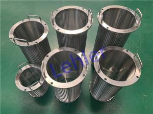 Wholesale 20 to 1500 micron Wedge Wire Filter Elements For Automatic Self Cleaning Filters from china suppliers