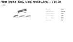 Original KS Piston Ring Kit by KOLBENSCHMIDT Part number 800027611000 9-5111-00