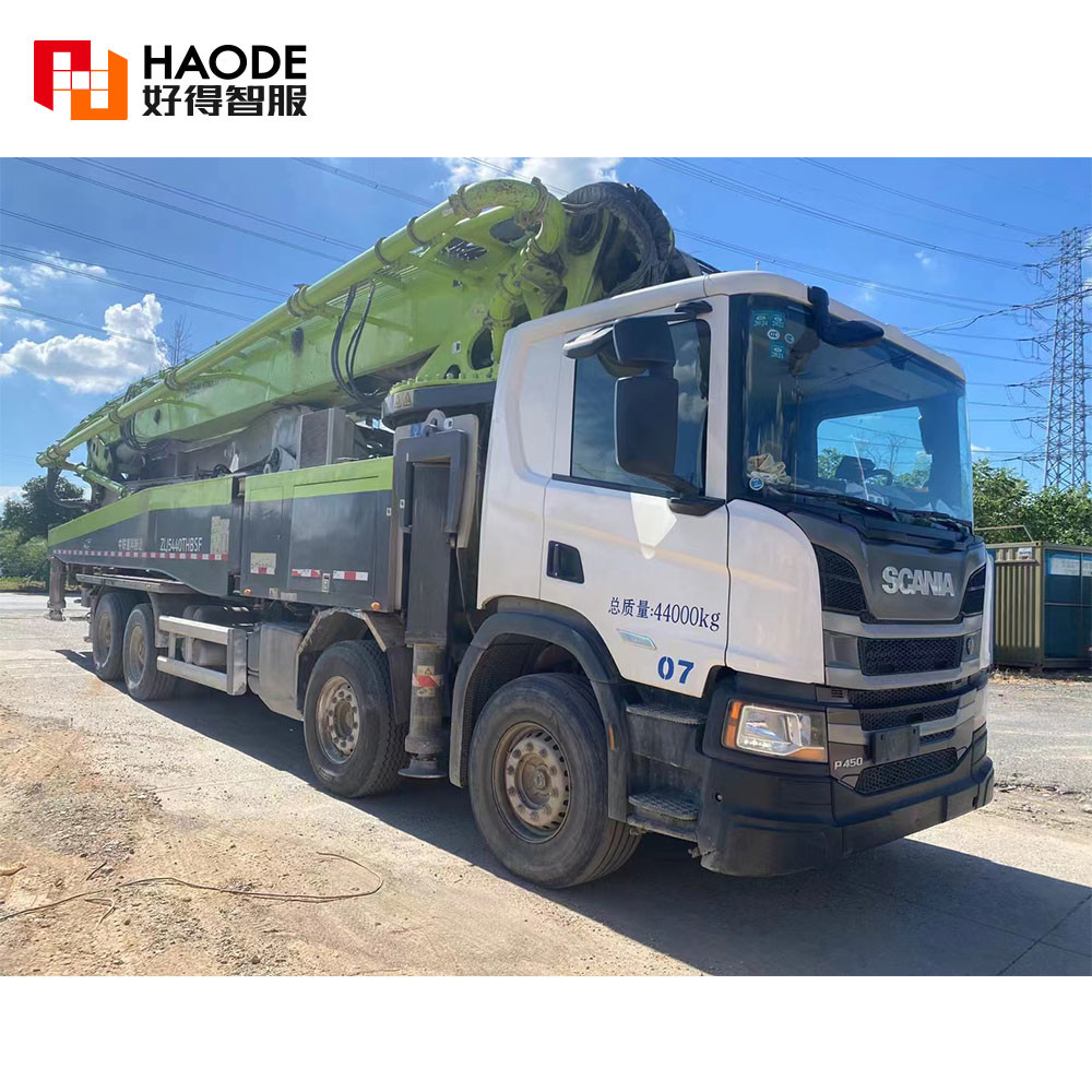 Used Construction equipment concreto bomba 2020 zoommlion 63m concrete pump truck pomp for Betton batching plant