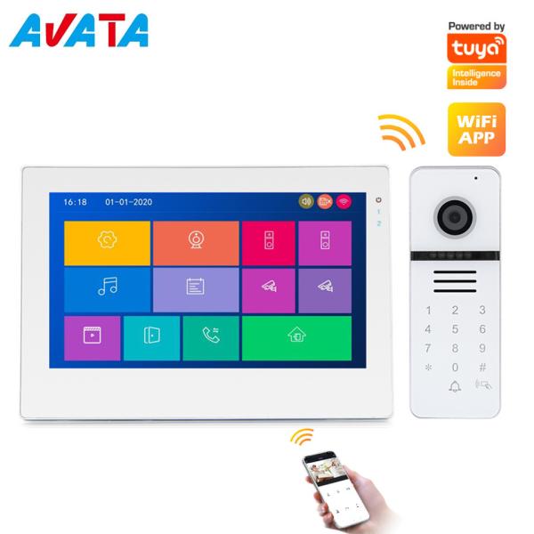Tuya APP IP/WiFi IPS HD Touch Screen Video Doorbell Video Door Phone Intercom