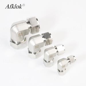 Wholesale Union Elbow Stainless Steel 90 Degree Elbow Pipe Fittings Coupling Connector 3/8in 1/2in 3/4in 1in Ferrule from china suppliers