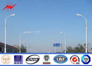 Wholesale Car Park 12m Lamp Steel Parking Lot Light Pole , MHL / HPS Post Light Pole from china suppliers