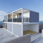 Tiny Temporary Container Homes Collapsible Easy Assemble Prefab Cabin House