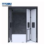 Small Industrial Sliding Folding Doors Insulated Bifold Doors Aluminum 57mm Four