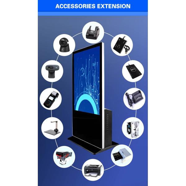55" 4K Nvidia Chipset RTX4070 Avatar AI Man Machine Interactive Camera Microphone Touch Screen Kiosk