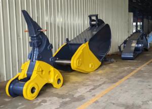 Wholesale Strong Digging Non Integral Hook Arm / Excavator Rock Breaking Boom for EC480 from china suppliers