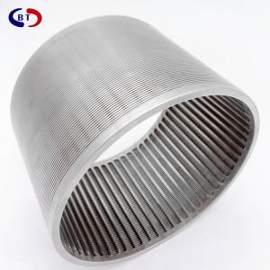 Wholesale 0.02mm Slot Stainless Steel 316l 904l Johnson Wedge Wire Screens from china suppliers