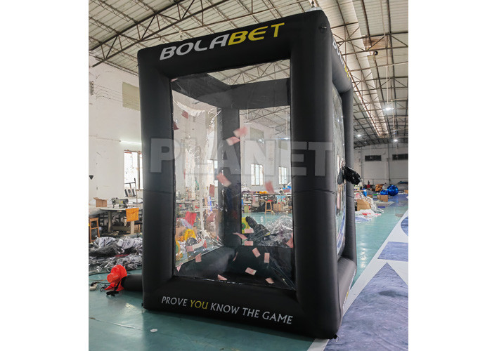 Customized Inflatable Money Machine Inflatable Money Booth Inflatable Cash Cube