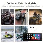 6.86inch Motorcycle Portable GPS Navigation Device Touch Screen Supports Radio