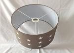 TC Chocolate Star Print Lampshade Lightweight Easy Fit Pendant