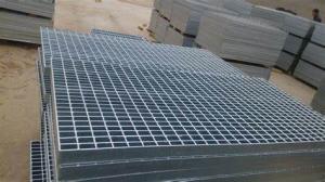 Wholesale Hot Dip Galvanized Flooring Heavy Duty Steel Grating 32*5mm Anti-Skid from china suppliers