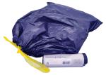 Leakproof Recyclable Reusable Bags Poly Drawstring Trash Bags