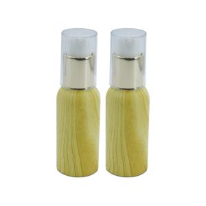 Wholesale 200ml Bamboo Cosmetic Containers 18/400 Airless Pump Cream Jar 18mm from china suppliers