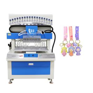 Wholesale PVC Cup Coaster Silicone Dispensing Machine 18 Colors PVC Patch Making Machine from china suppliers