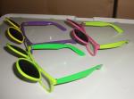 Cyan / red / blue diffraction 3d fireworks glasses lense for travel site