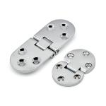 Zinc Alloy 180 Degree Heavy Duty Torque Hinge , Round Folding Table Hinge