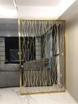 Hairline Rose Gold Stainless Steel Perforated Panels For Office/Room/Interior
