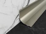 Silver Color Internal Aluminium Tile Trim Custom Size