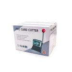Portable PVC Card Die Cutter Manual CR80 Die Cutting Machine 5.23KG Black Home