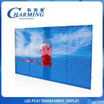 Lightweight Transparent P3.91 Indoor LED Screen Outdoor 1000x500MM