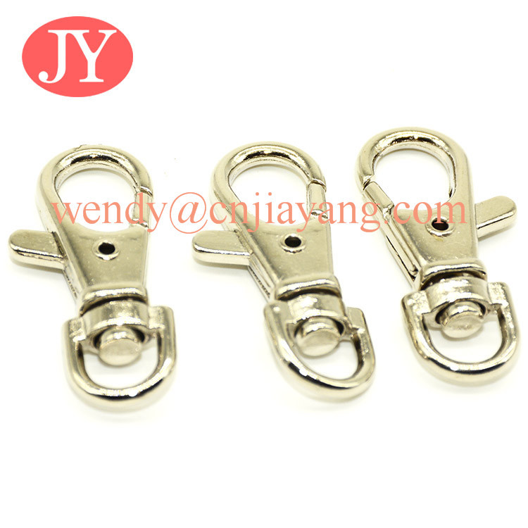 jiayang 36mm shiny silver trigger snap hook for key rings key chains